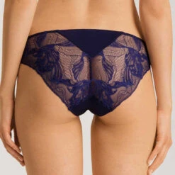 HANRO Eva Slip -Annadiva Verkäufe evaslip2 070917eveningblue